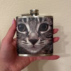 Cat Flask for Alcohol - Never used