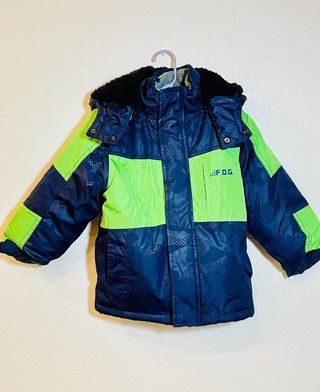 1107  Boys NWOT Size S/4 London Fog Winter Coat With Detachable Hood, Heavily Lined Very Warm