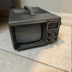 Bentley Deluxe 100C Portable 5" Black & White Television 