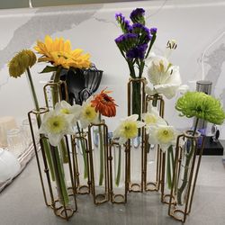 Antiqued Flower Vase| Apothecary Vase | Vintage Flower Vase | 