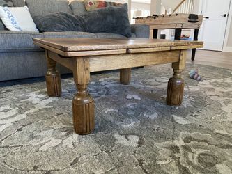 Solid Oak Antique Coffee Table
