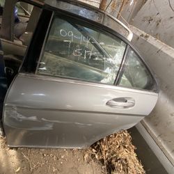 2009-2014 Mercedes C Class Left Driver Rear Door