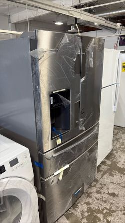 KitchenAid-26 cu. Ft. French Door Refrigerator With Ice and Water Dispenser-Stainless Steel