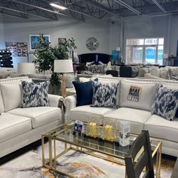 elegent sofa loveseat💙☁️ $1,899