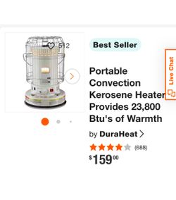 Portable Heater 23,800 Gas 