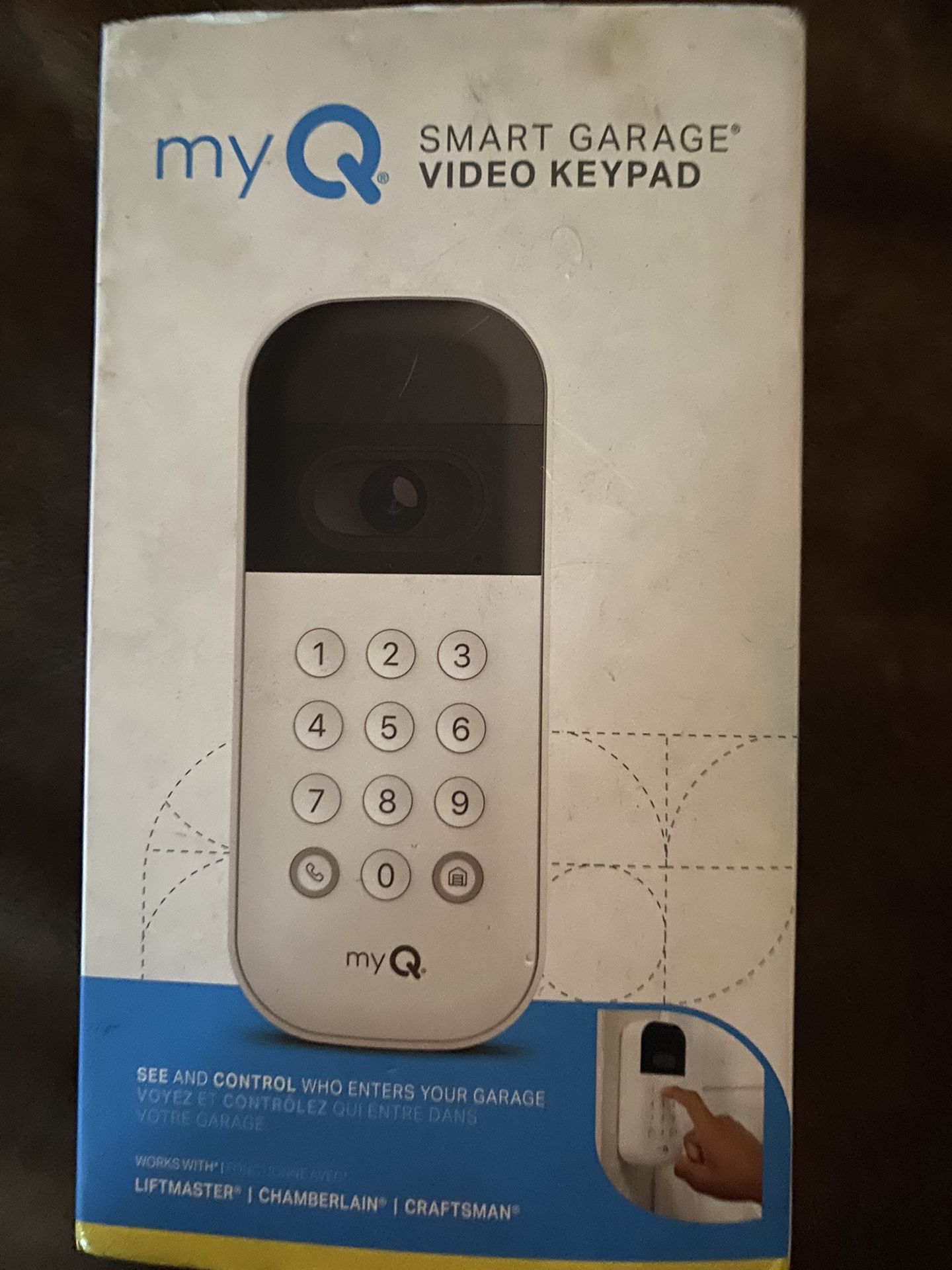 My Q. Smart Garage Video Keypad