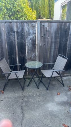 Outdoor Bistro Set – Table and 2 Chairs