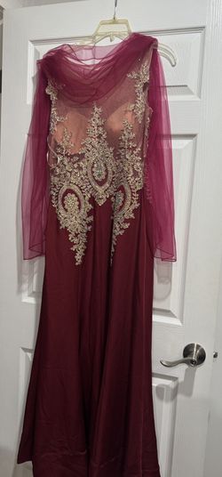 Dress Burgundy Vino