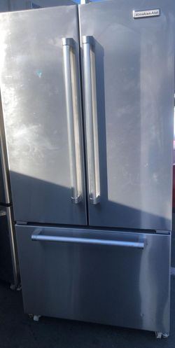Kitchen Aid 3-Door Stainless Steel Refrigerator Fridge

