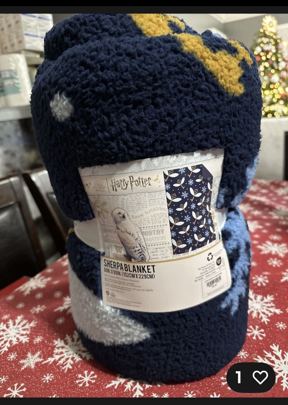 Harry potter winged Keys Sherpathrow Blanket 