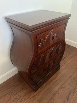Bombe 3 drawer nightstand/dresser