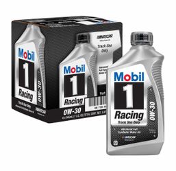 Mobil 1 Racing Full Synthetic Motor Oil 0W-30, 1 Quart, Case of 6