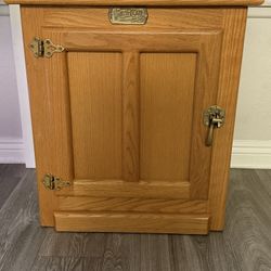 Vintage White Clad Night Stand