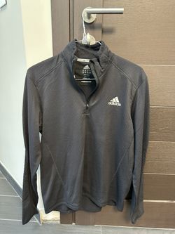 Adidas 1/4 Zip Fleece Climawarm Running Shirt large