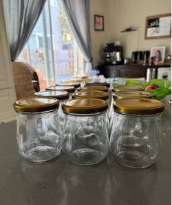 11 glass jars 500 ml with twist-off vacuum lids