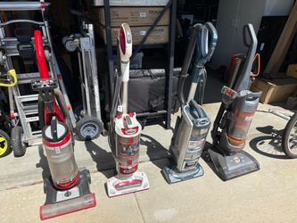 Upright Vacuums – Shark, Hoover & Bissell – $100 for All
