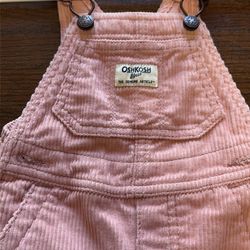 Baby girl clothes size 9 mos Osh Kosh overalls