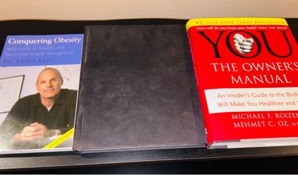 Lot of 3 Health & Wellness Books