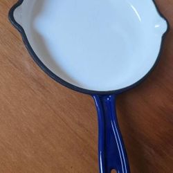 Enamel Cast Iron Frying Pan 8" Skillet - Like New