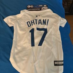 Dodgers Pet Jersey Size LARGE