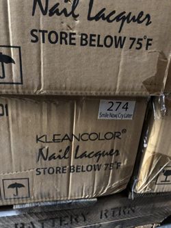 Kleancolor Nail Polish Lot 18 bottle, Brand New