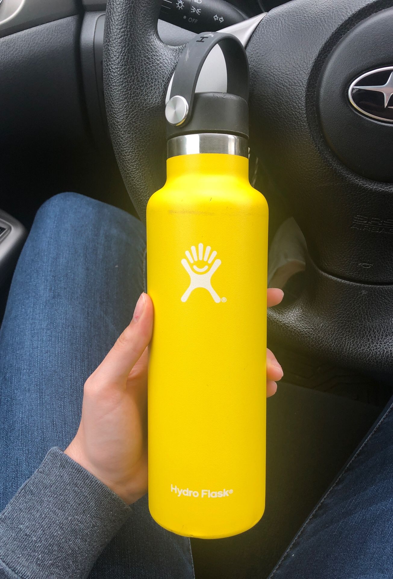 21 oz yellow hydro flask