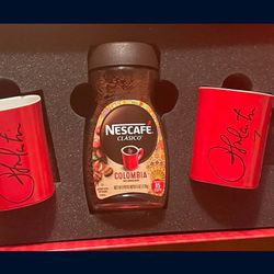 Nescafe Ricky Martin Autograph Coffee Mug Pack Promo Prize