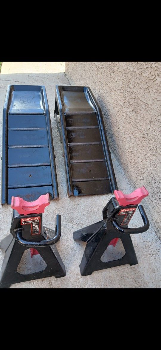 Stand Jack 3ton Craftsman Y Rampas 