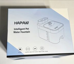 HAPAW Smart Pet Water Fountain 3L WiFi App Controlled Automatic Cat Dog Water