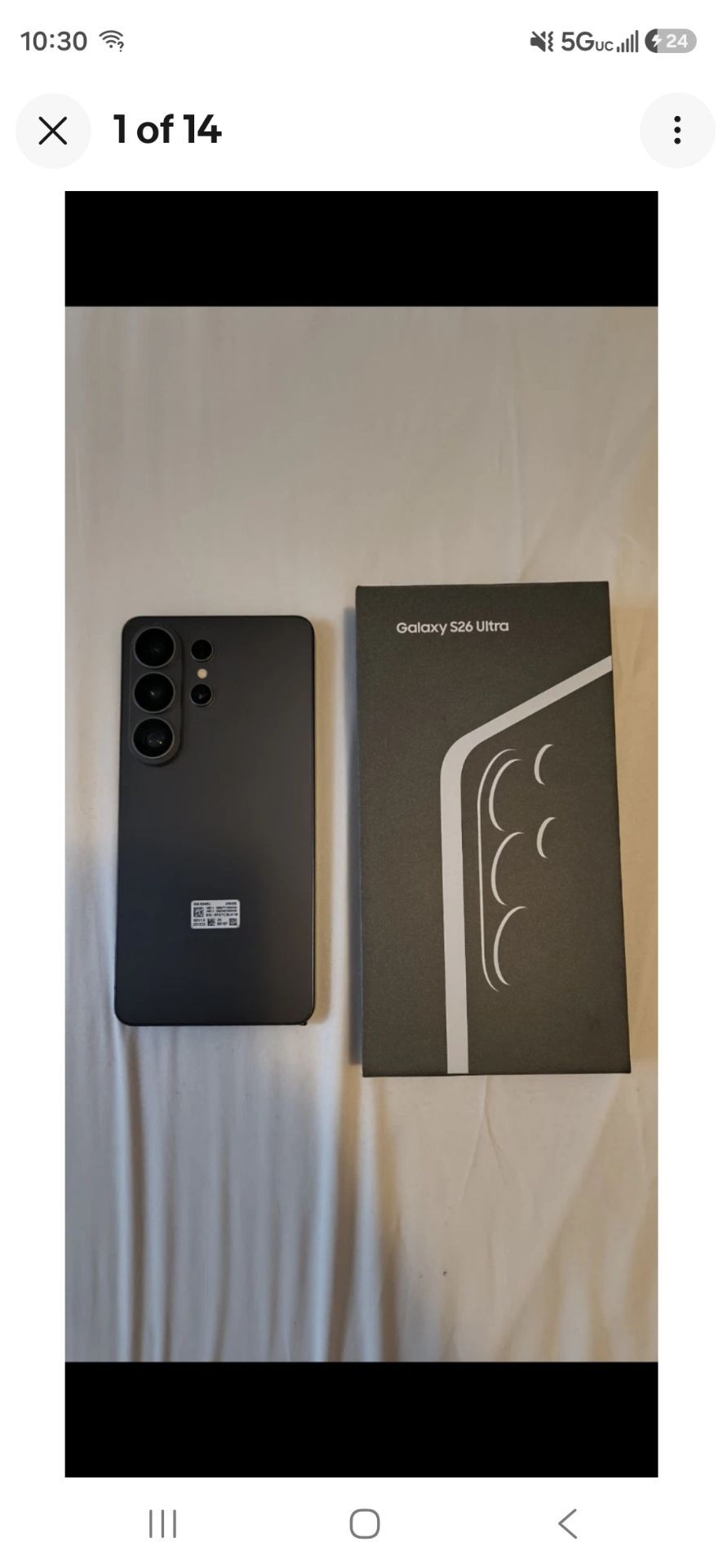 Samsung Galaxy S26 Ultra SM-S948U 256GB 5G Black- Tmobile network locked