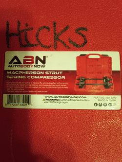 Macpherson Strut Spring Compression