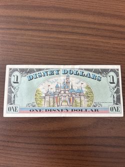1987 Mickey Mouse Disney Dollars $1 One Dollar