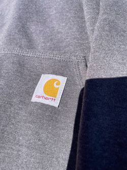Carhartt gray large hoodie best offer