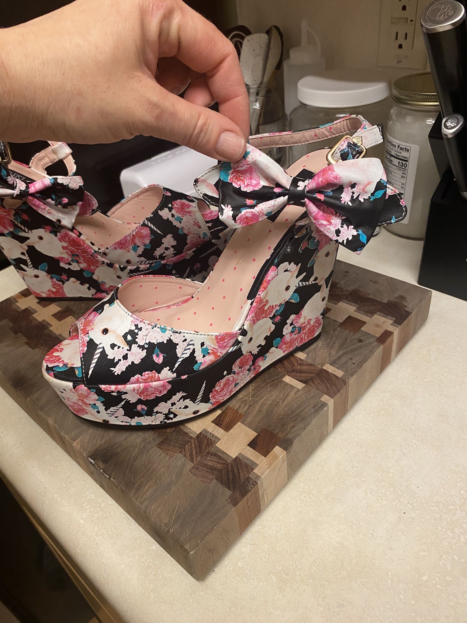Women’s Iron Fist Buns And Roses Wedge