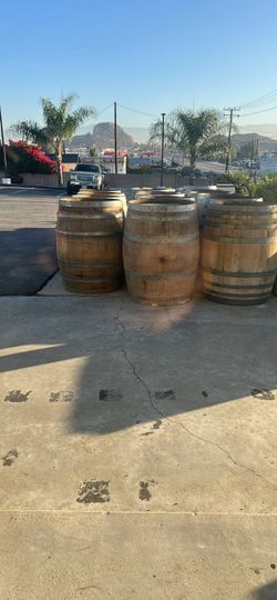 Wine barrels