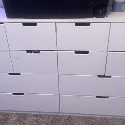 WHITE IKEA 12 Drawer Dresser