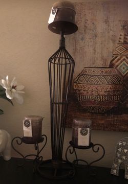 Beautiful candle holder set