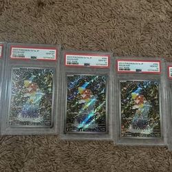 2023 Pokémon Japan SV2a Magikarp AR #129 PSA 10 – Sequential Cert Number Set (×5) – Japanese Art Rare