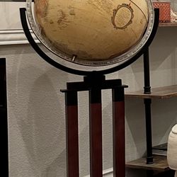 Reploge 16” Globe On Wood Stand 