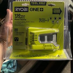 Ryobi ONE+ 150w 18v Battery Inverter With USB Ports