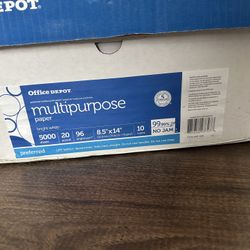 Office Depot White Copy Paper (Legal Size) - x8 Reams (4000 Total Sheets)