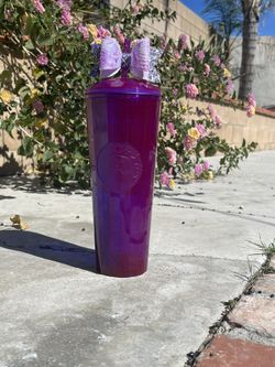 Purple Done Starbucks Tumbler