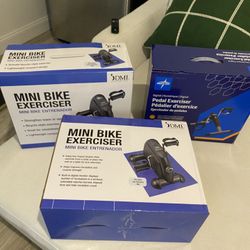 3 Mini Bike Leg Pedal Exerciser