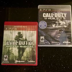2 PS3 Call Of Duty Video Games 