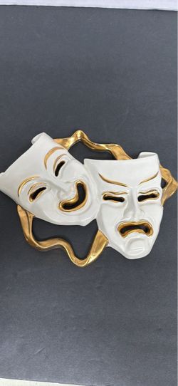 Comedy Tragedy Theater Mask Wall Decor