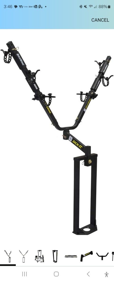 Let's Go Aero - 429756 Jack-It Double Bike Carrier System