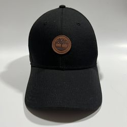 Timberland Black Strap-Back Adjustable Hat Cap  