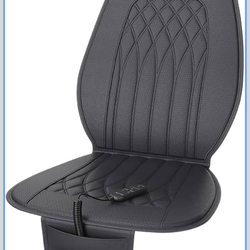 Brand New Shiatsu Back Massager Leather  Seat Cushion Long time setting with Long Distance Driving