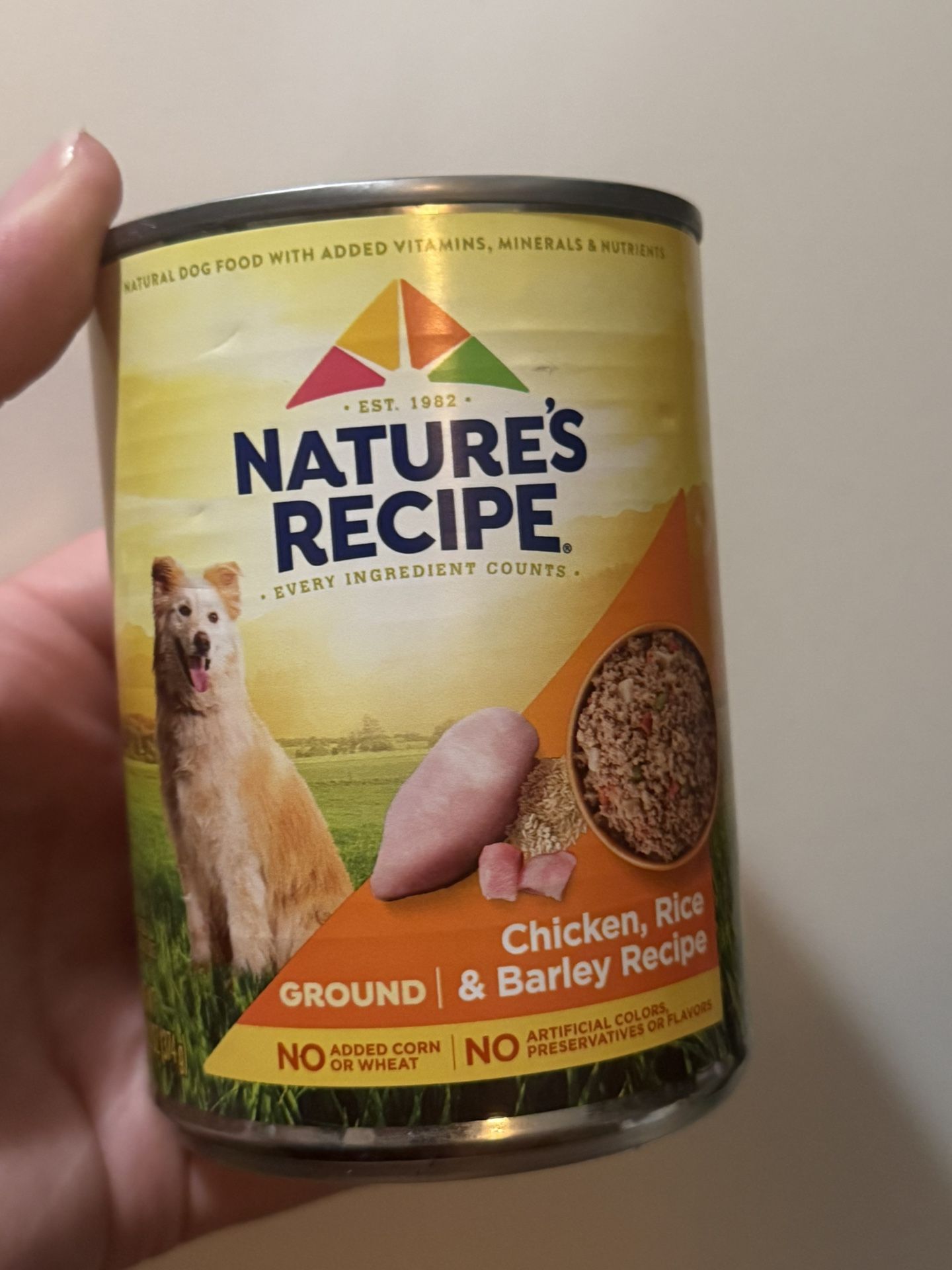 NATURE’S RECIPE CANNED DOG FOOD