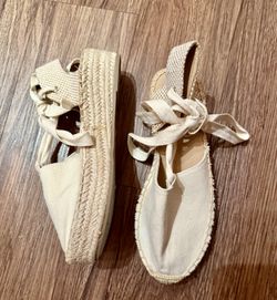 Cream Espadrilles Shoes